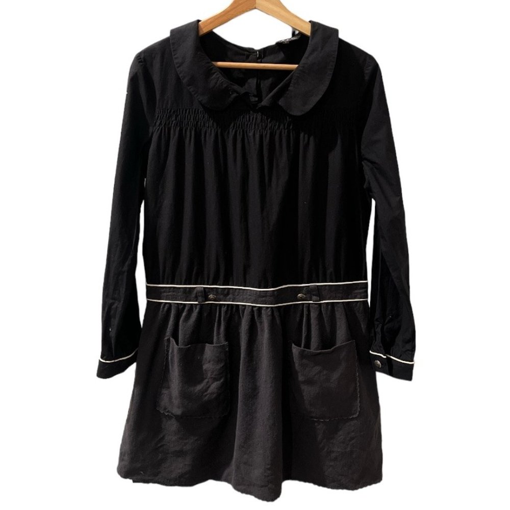 Vintage Large A.P.C. Sailor Dress A-line Peter Pan Collar